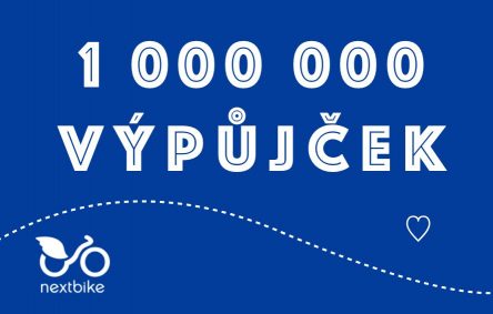 1 milion výpůjček — Nextbike Czech 1628163786317 e1628573876157 1