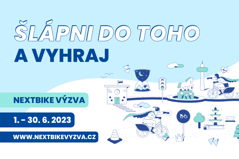V nextbike výzvě mají šanci na výhru všichni! — Nextbike Czech 768x511 slider web