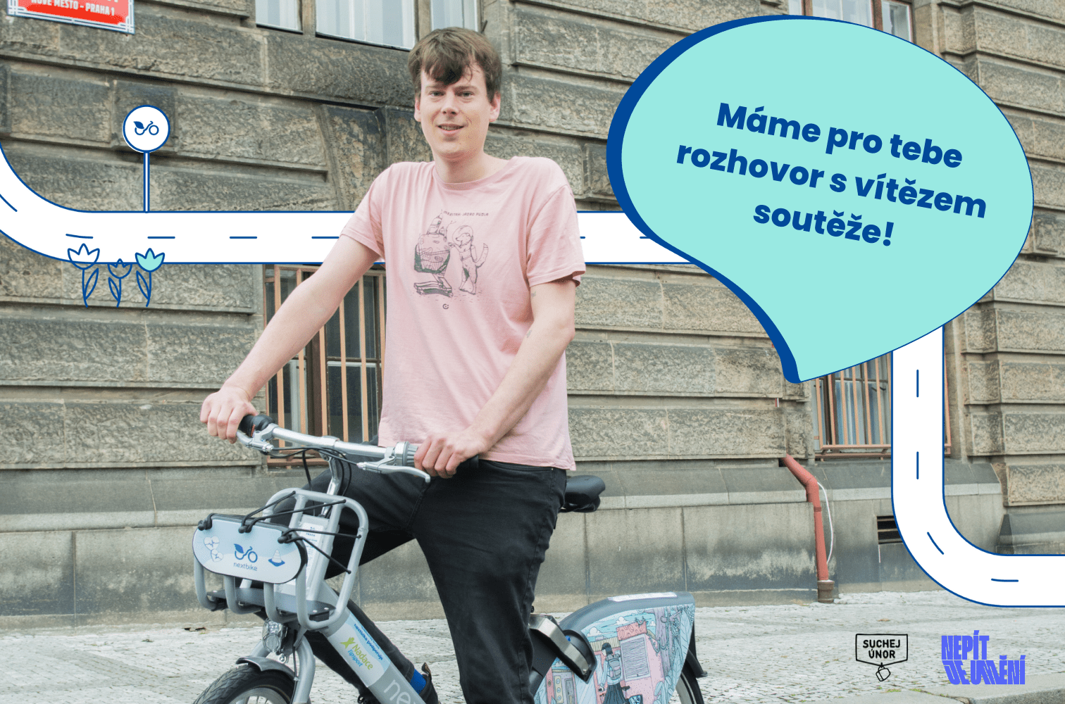 Tvoř umění na nextbike: Co na kole baví vítěze Filipa Zatloukala — Nextbike Czech nextbike app 1512x1000 px 3